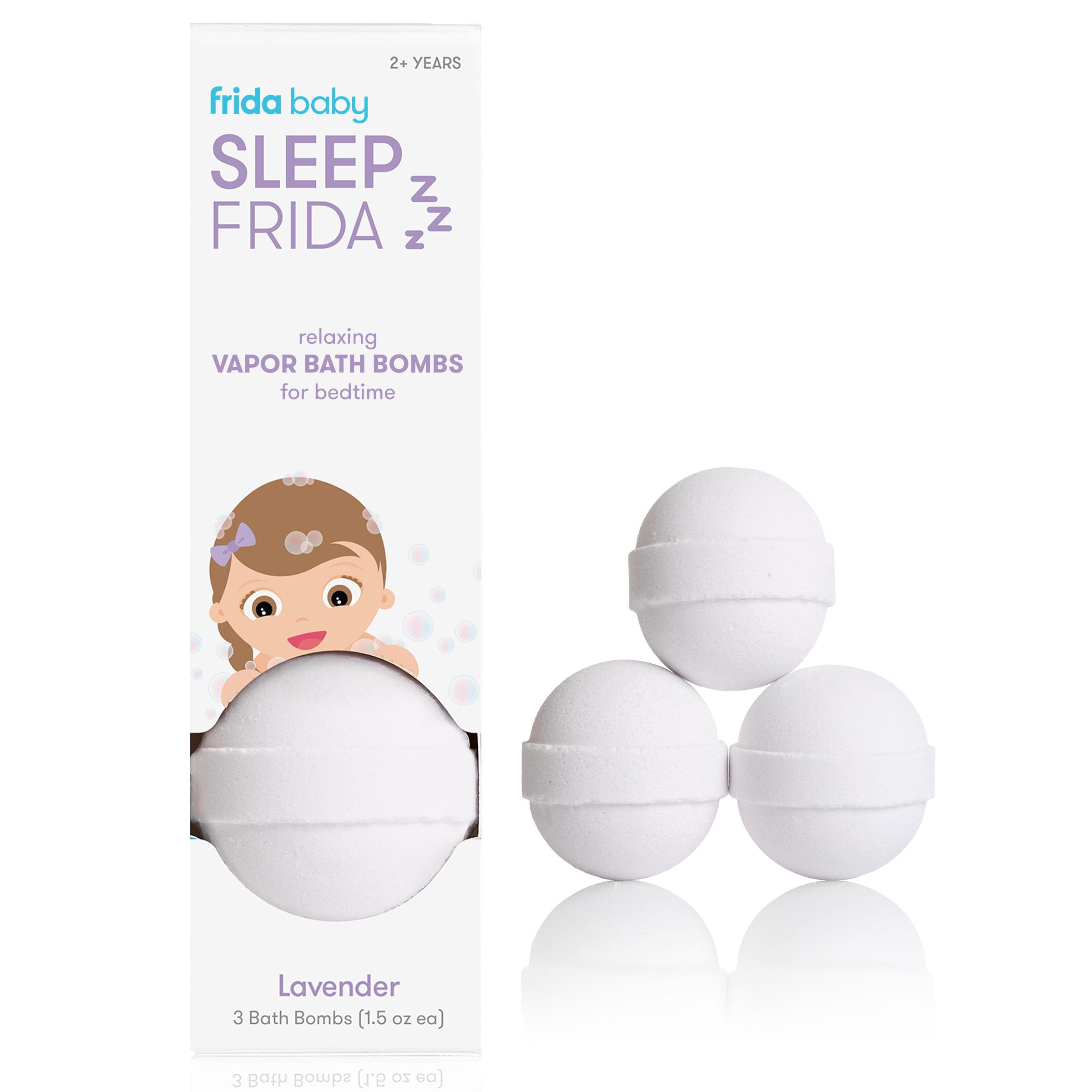 Frida Baby Natural Sleep Bath Bombs, Lavender Essential Oil Bath Bombs for Bedtime, Relaxing & Ca... | Amazon (US)