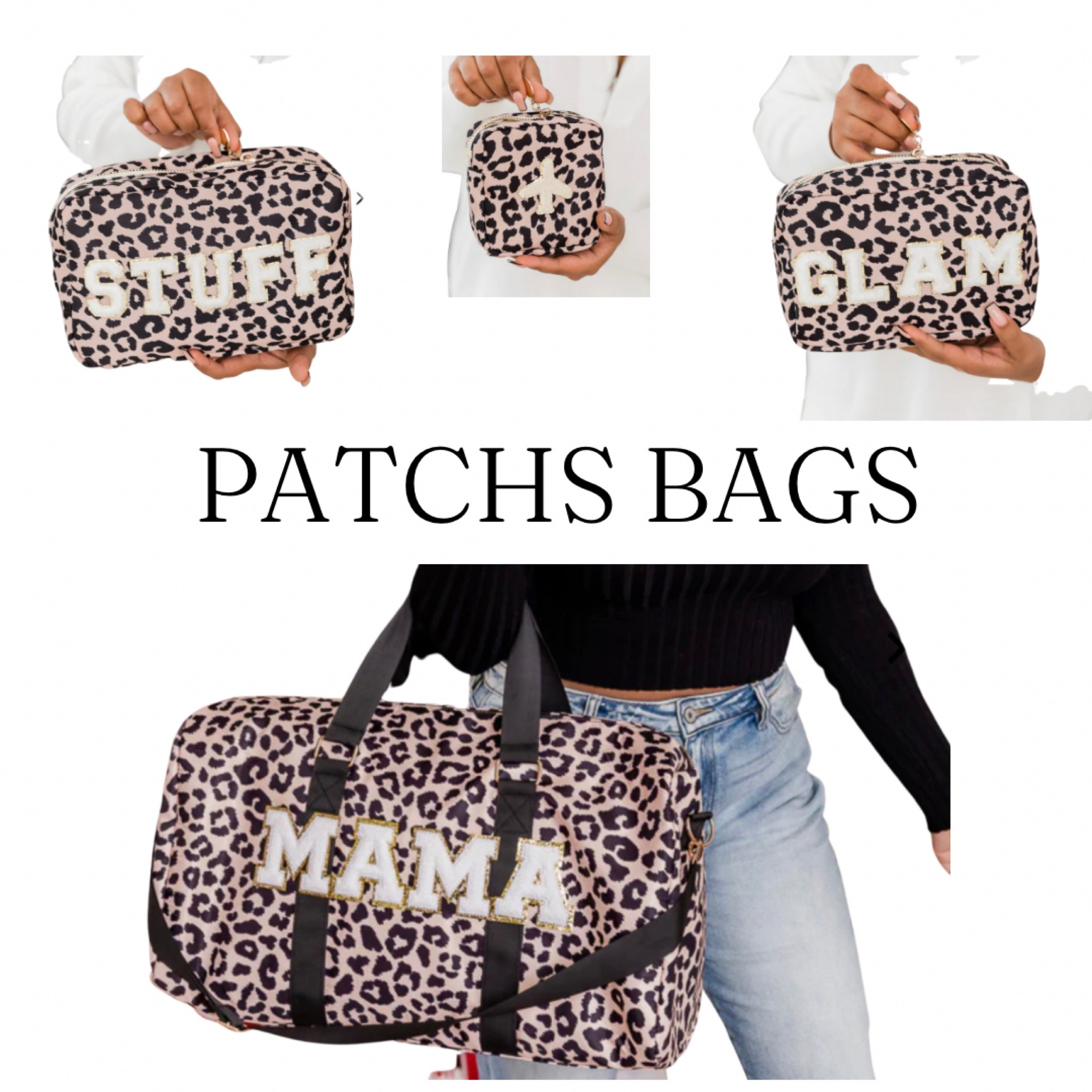 Mama and chettah matching patch’s bags 

#LTKitbag #LTKtravel #LTKunder50