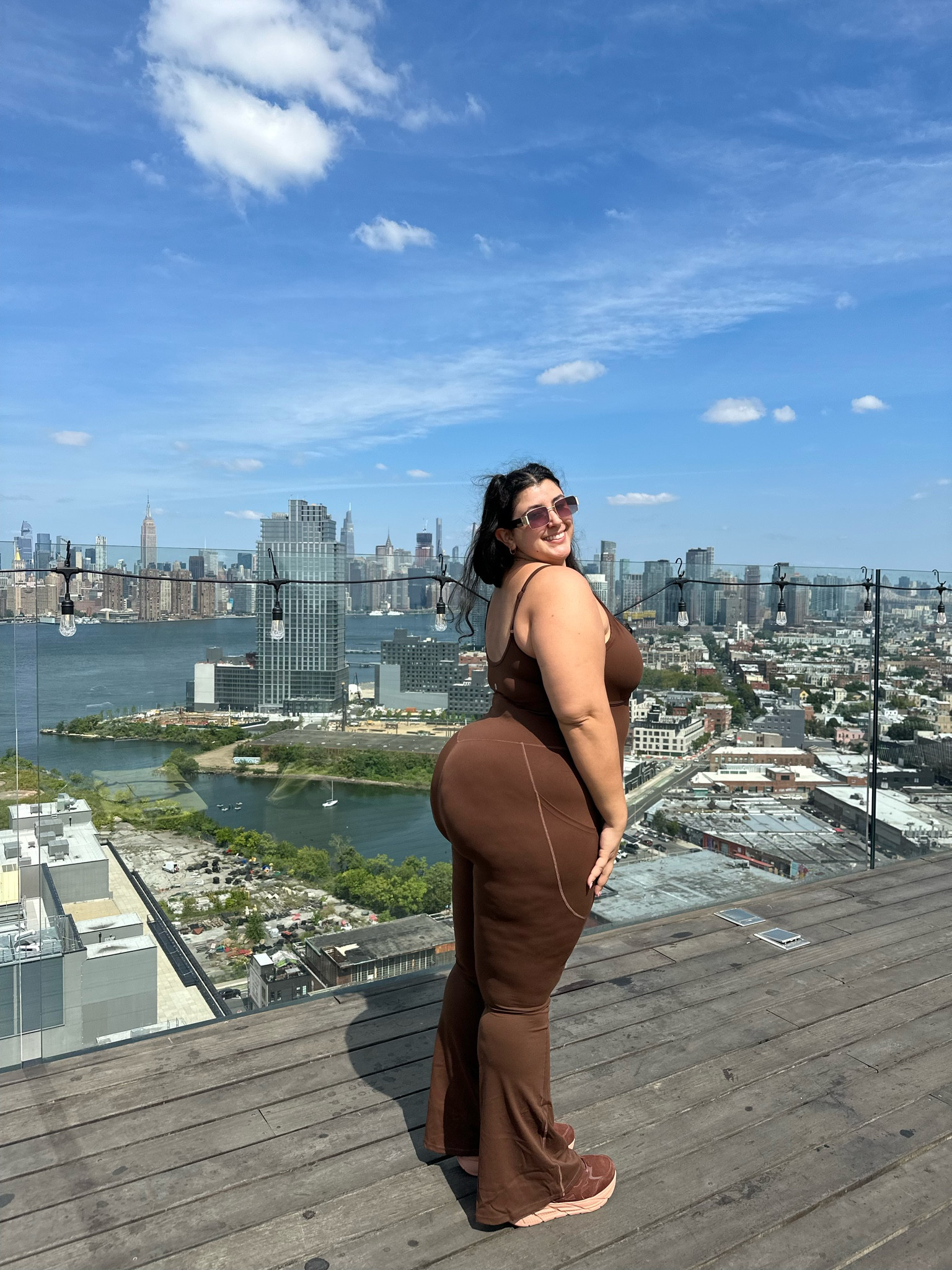 The best transitional jumpsuit!!🤎 wearing size XXL

#LTKunder50 #LTKcurves #LTKFind