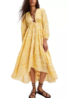 Free People Women's Pappiet Midi Dress, X-Large | Belk