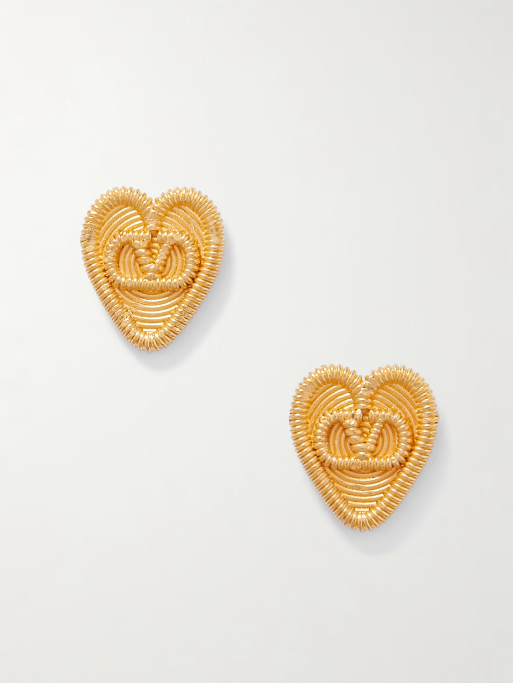 Gold-tone earrings | NET-A-PORTER (US)