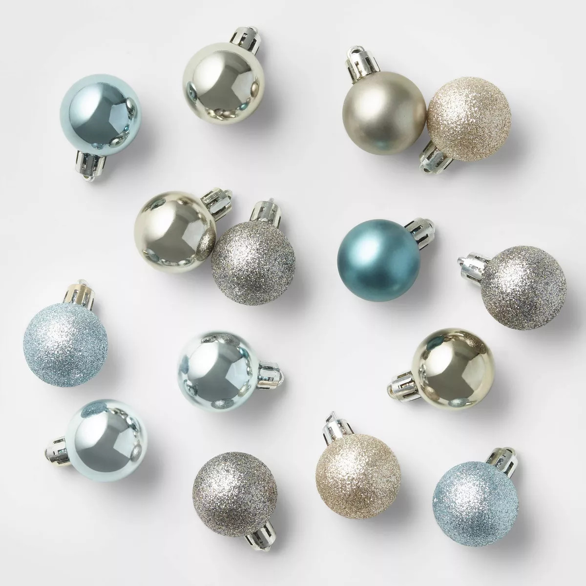 25ct Round Mini Christmas Tree Ornament Set - Wondershop™ | Target