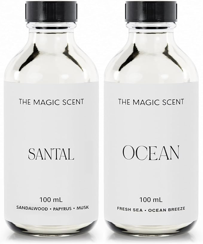"Santal" and "Ocean" Fragrance Oils Gift Set - Cold-Air & Ultrasonic Santal Diffuser Oil - Aroma ... | Amazon (US)