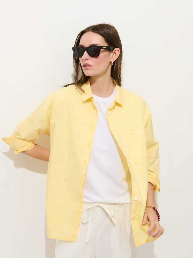 Jo Shirt In Cotton Poplin | Alex Mill