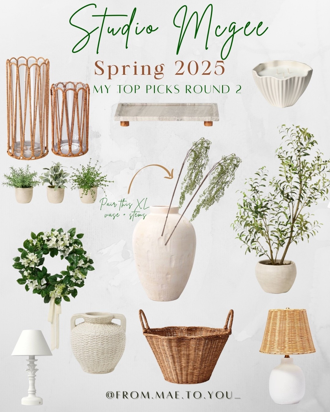 The Target Studio McGee spring drop is sooo good I had to drop part 2 of my favorites! I’ll be showing how I styled these around my house next week so stick around! Buy yours now and we can style together!

Affordable home decor | spring stems | targetfinds | spring styling tips

#LTKSeasonal #LTKHome #LTKFindsUnder50
