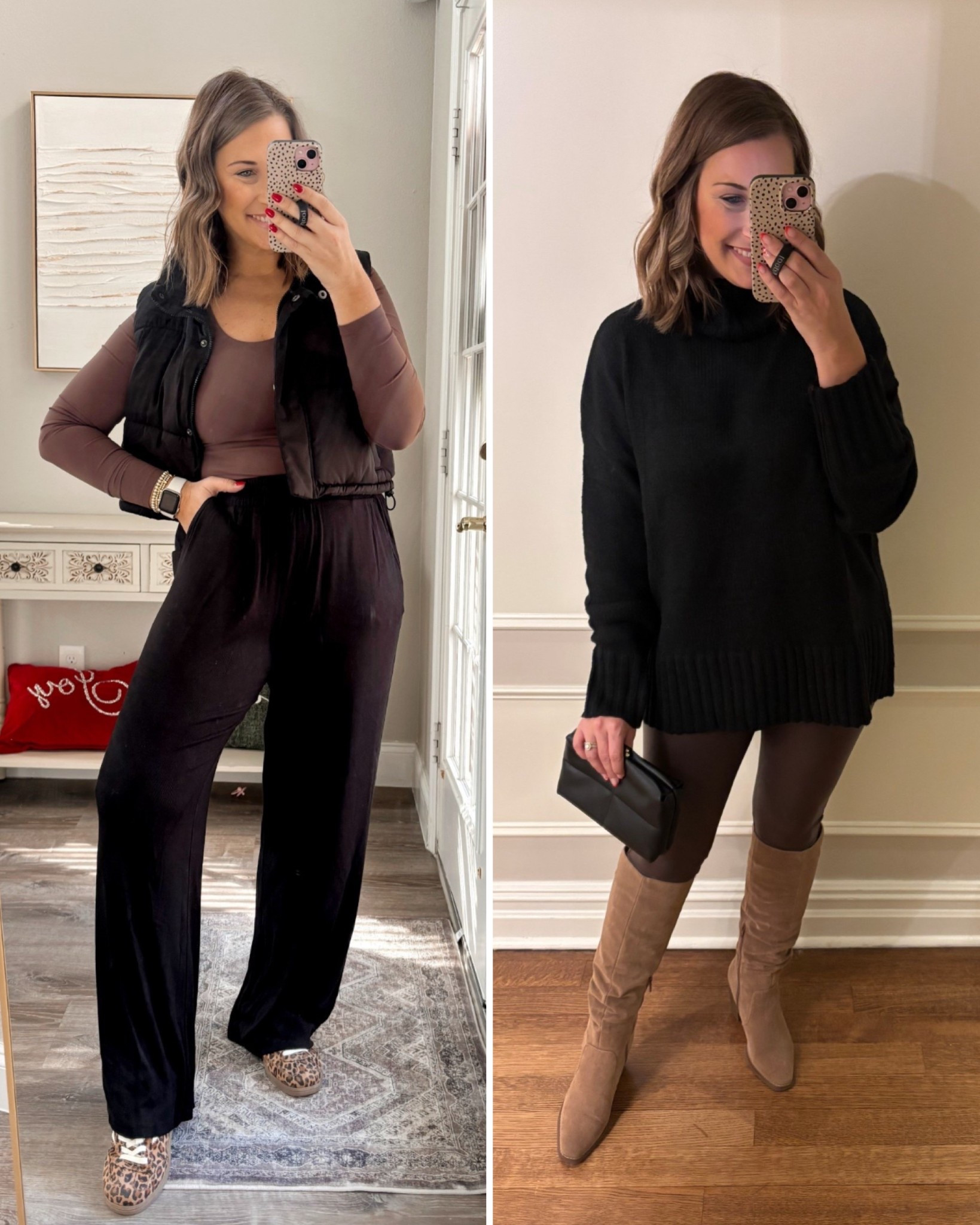 One of my favorite color combos 🤎🖤 neutral winter outfits 

TTS: medium 

#LTKootd #LTKMidsize #LTKmomlife