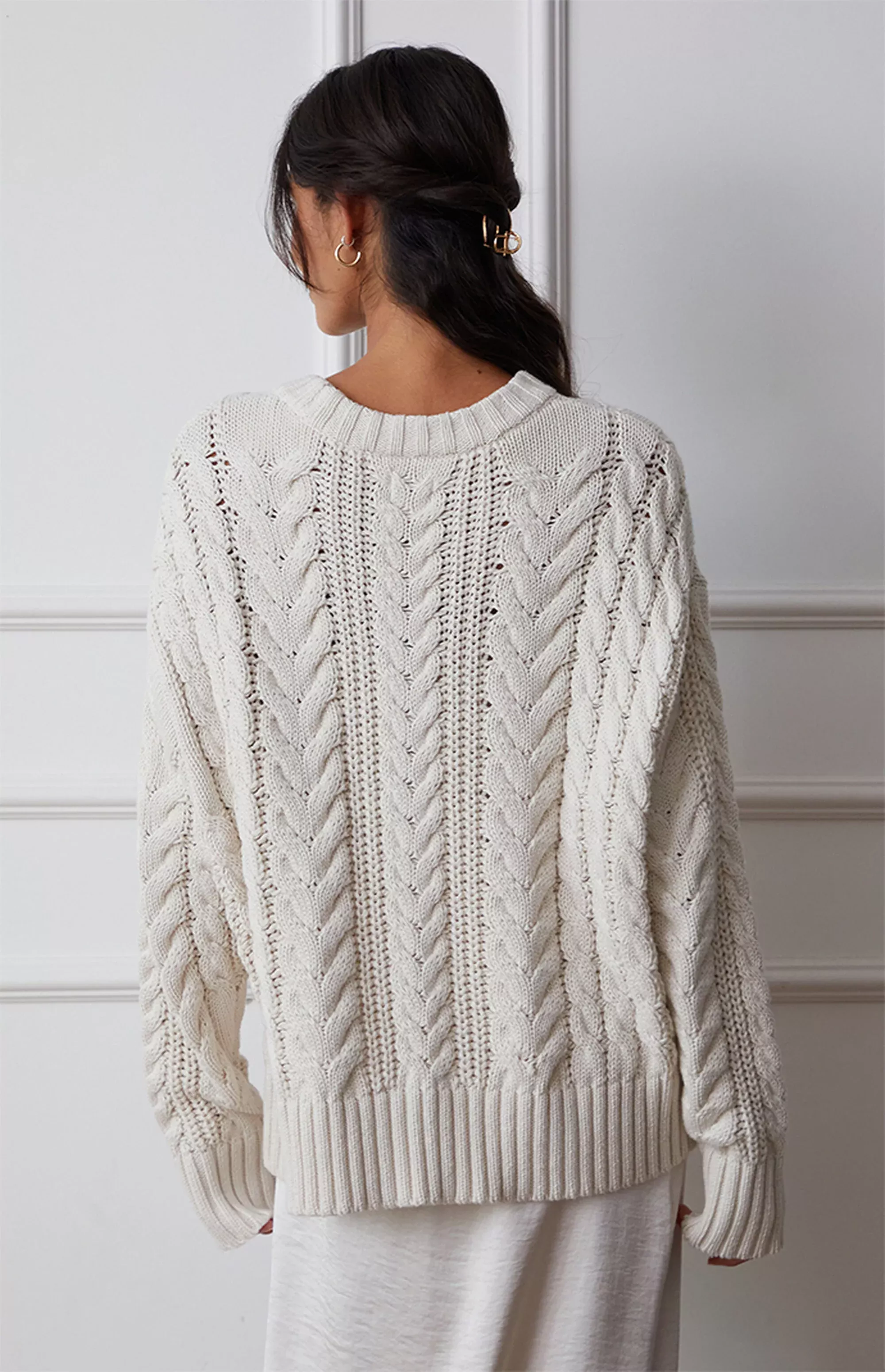 La hearts 2024 cable stitch cardigan