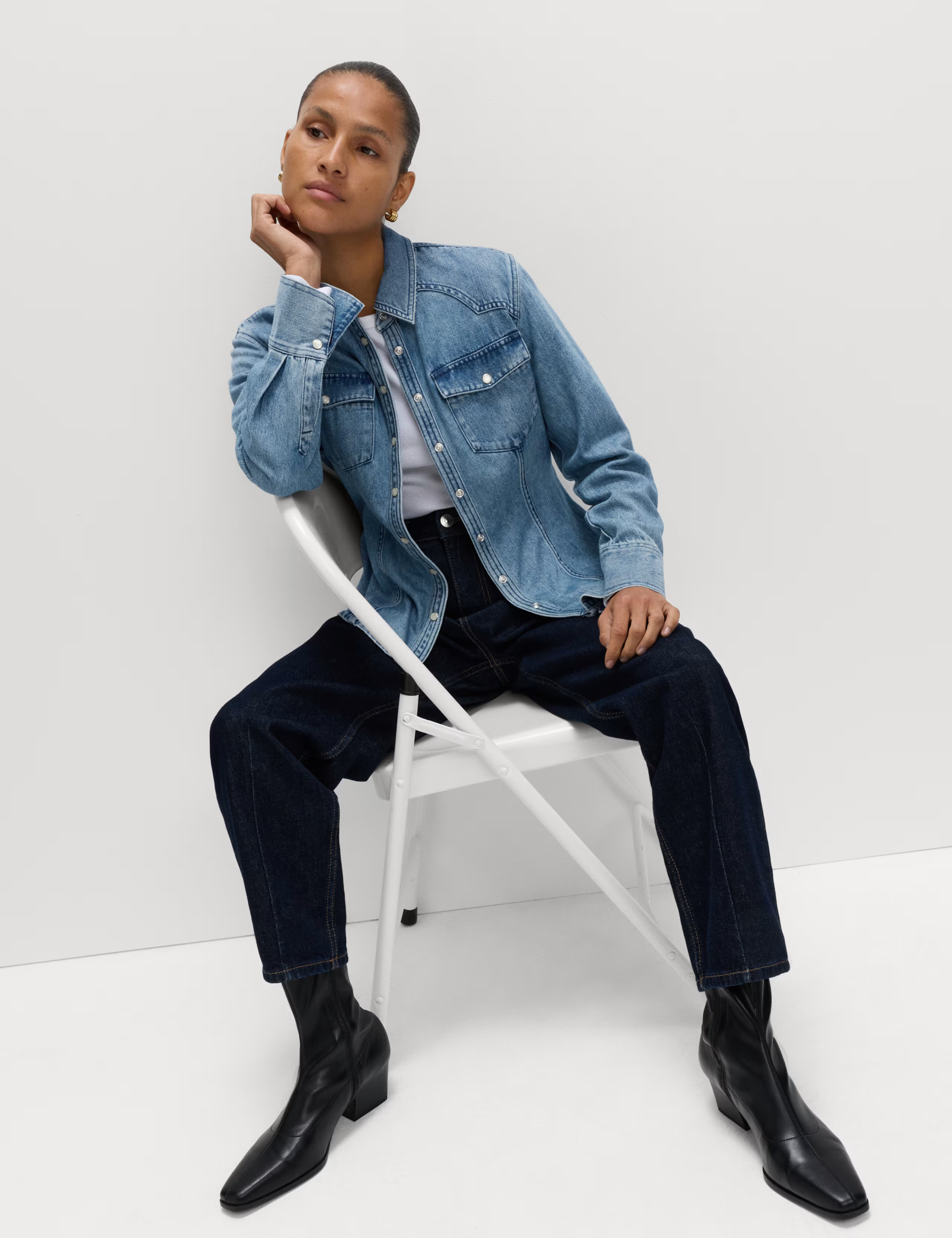 Denim Western Shirt | Marks & Spencer (UK)