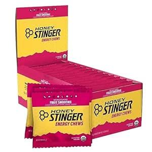 Honey Stinger Organic Fruit Smoothie Energy Chew | Gluten Free & Caffeine Free | For Exercise, Ru... | Amazon (US)