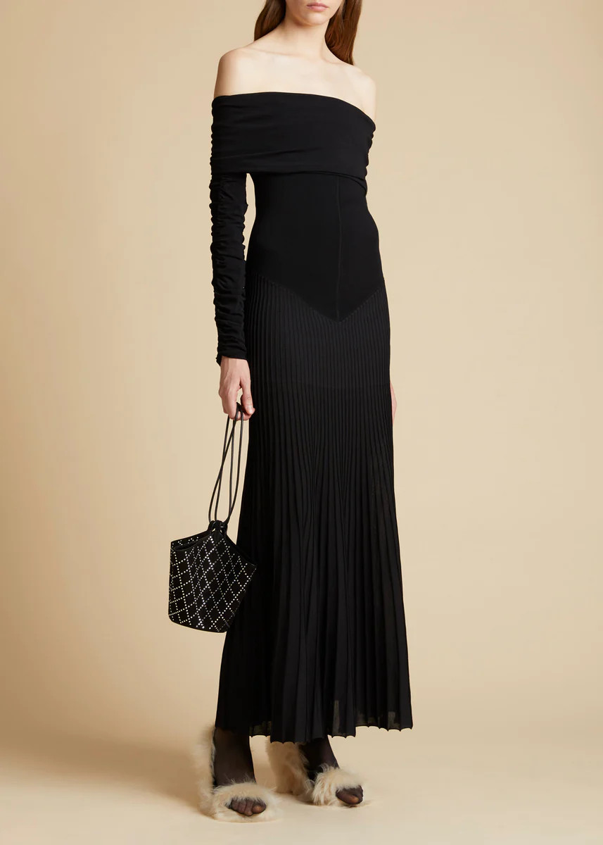 The Rebecca Dress in Black | Khaite