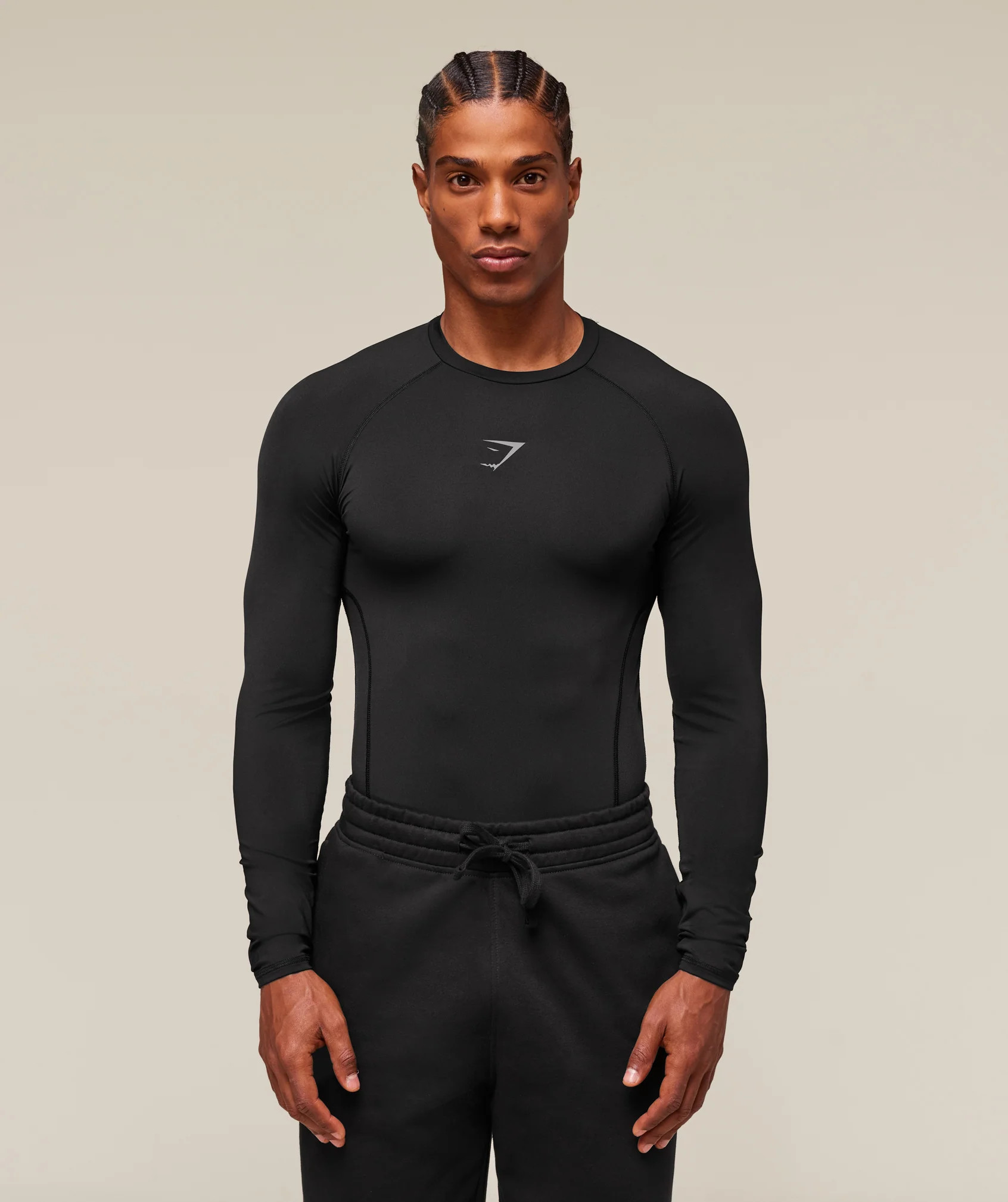 Gymshark Element Baselayer Long Sleeve T-Shirt - Black | Gymshark US