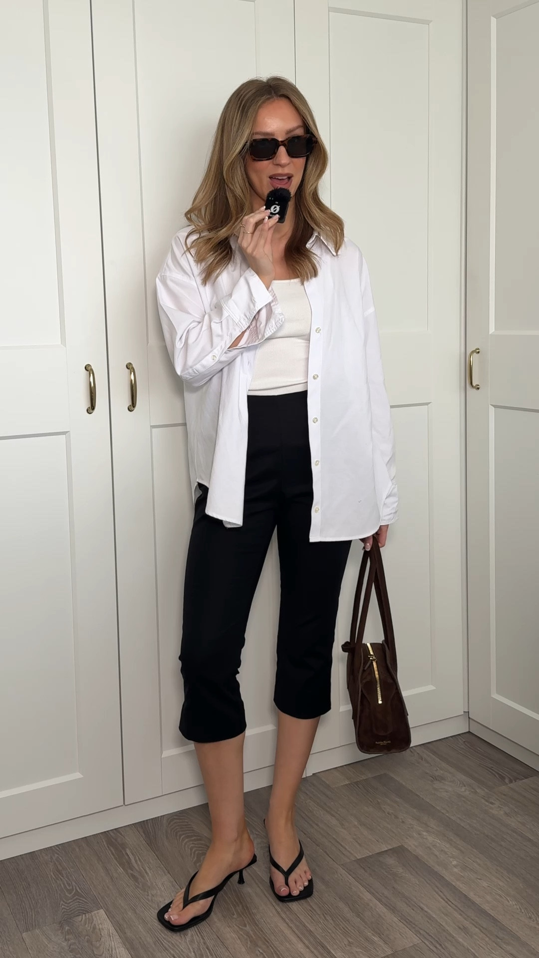 How to style capri trousers for spring 
Wearing a size 8 in these 



#LTKuk #LTKspring #LTKAroundTheWorld
