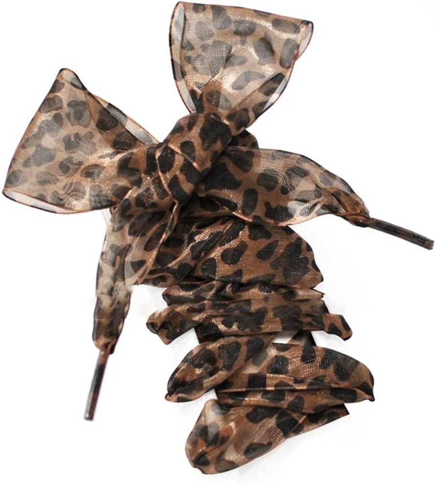 DANCOLOR Long Cute Fashion Leopard Print Ladies Exquisite Small Fresh Lace Flat Bottom Silk Satin... | Amazon (US)