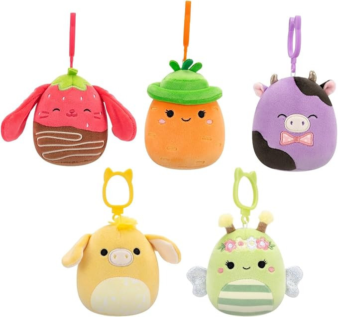 Squishmallows Original 5-Pack Clip – Official Jazwares Plush (Clips) (Amazon Exclusive) | Amazon (US)