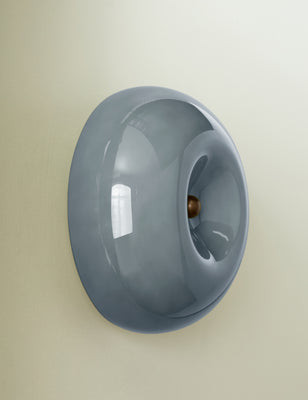 Bobbin Flush Mount Light, Amber | Lulu and Georgia 