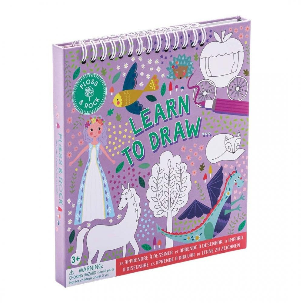 Floss & Rock Fairy Tale Learn to Draw Sketchbook for 3 Ages and Up, 7.28-inch Length, Learning Ma... | Amazon (US)