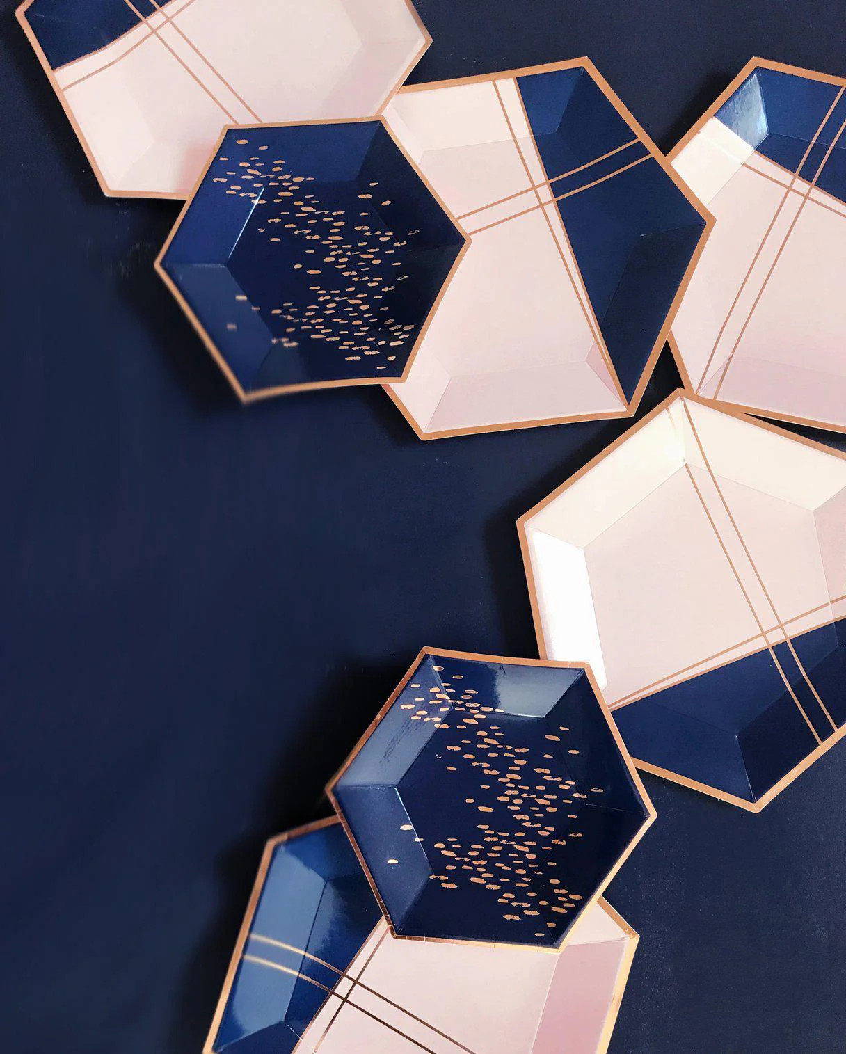 Erika Colorblock Plates (Large) | Oh Happy Day Shop