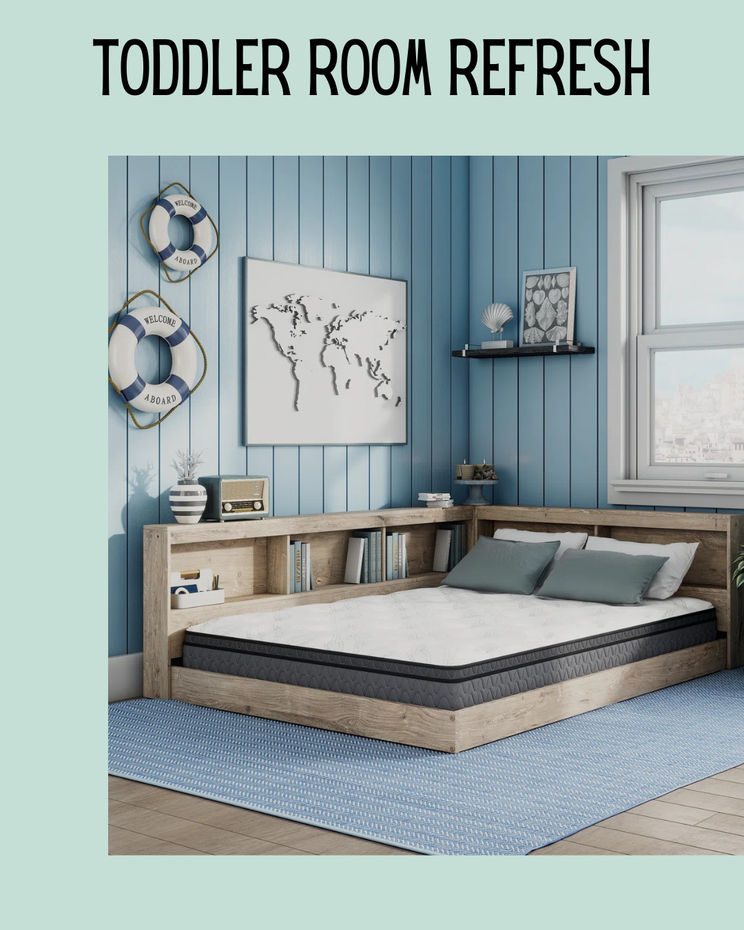 Toddler room refresh for when the little one transitions from a crib to a bed! 

 #LTKHome #LTKKids #LTKFamily