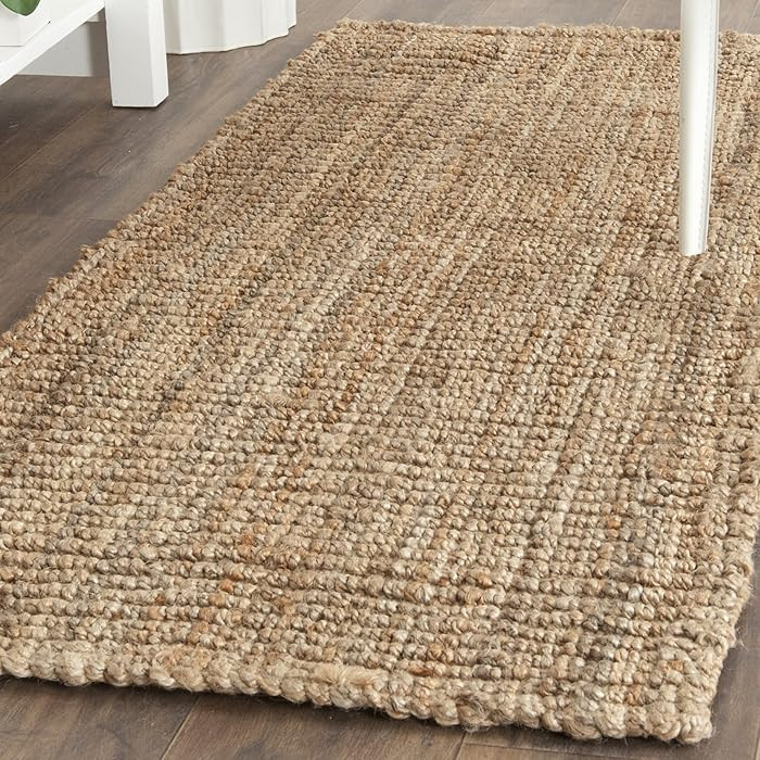 SAFAVIEH Natural Fiber Collection Runner Rug - 2'6" x 6', Natural Brown, Handmade Jute, Farmhouse... | Amazon (US)