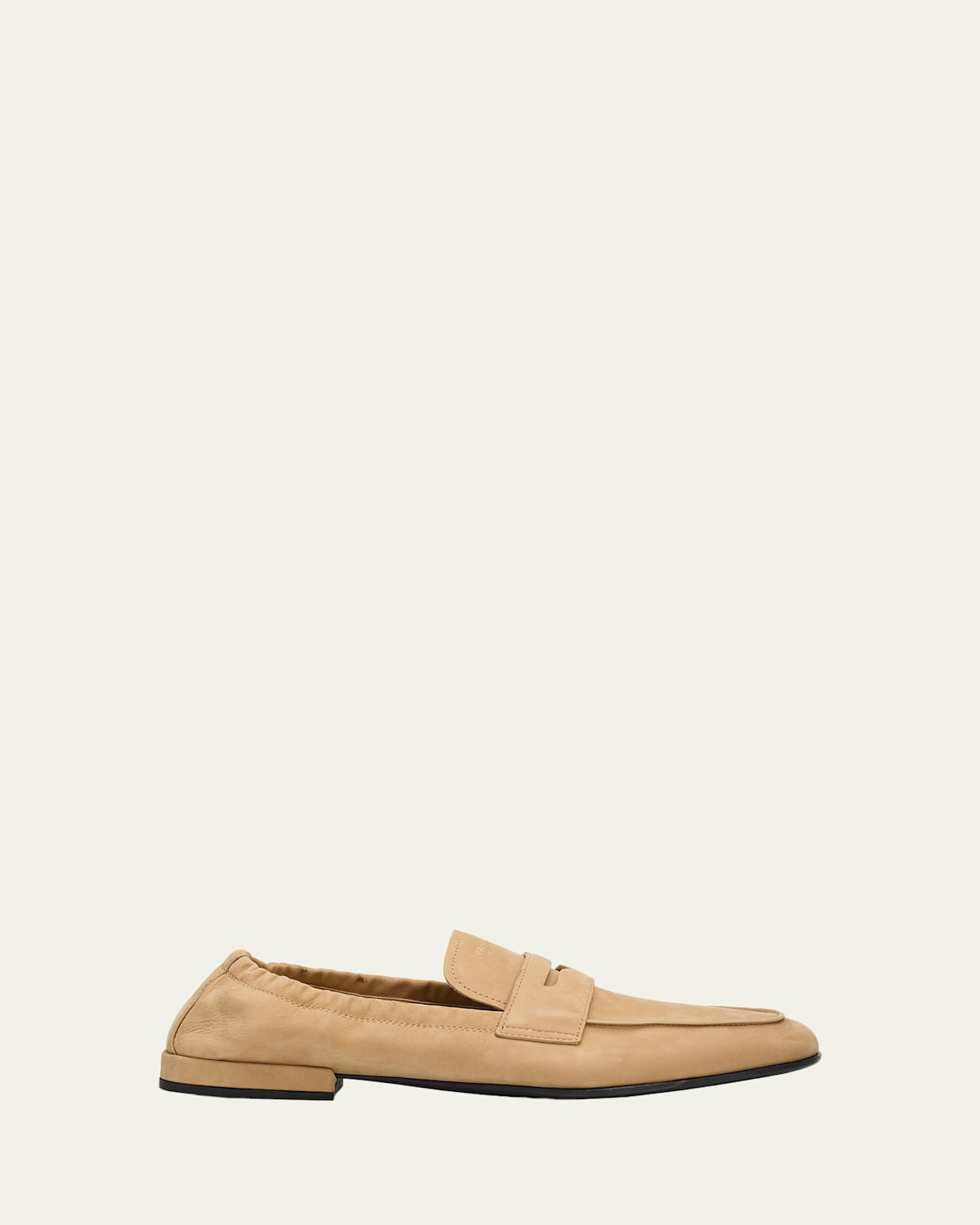 Shuffle Nubuck Leather Penny Loafers | Bergdorf Goodman