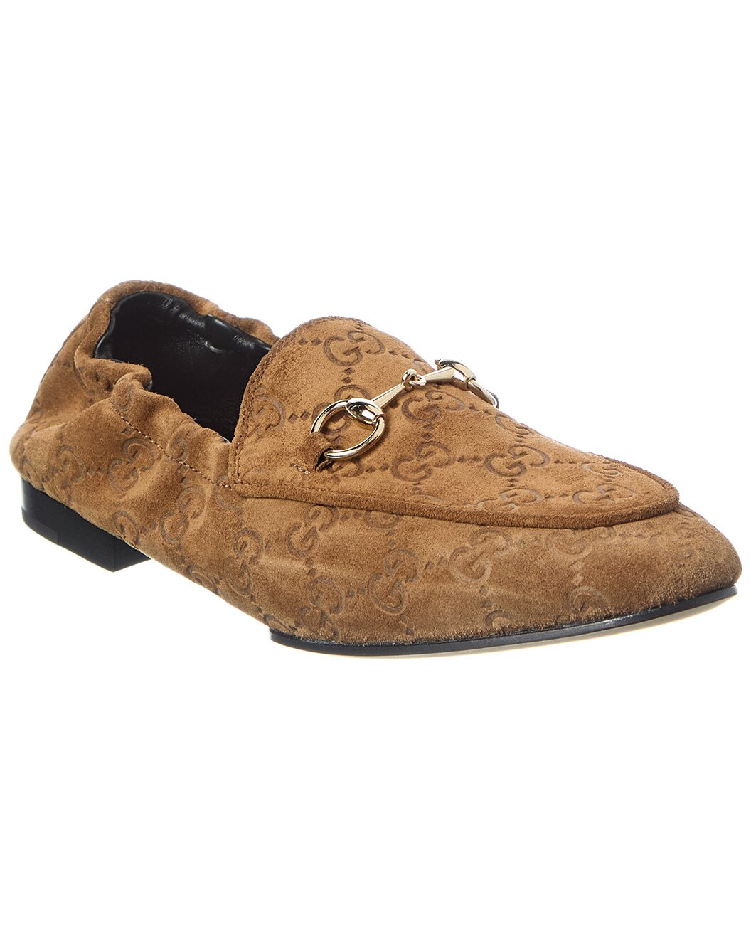 Gucci Jordaan GG Suede Loafer | Gilt & Gilt City
