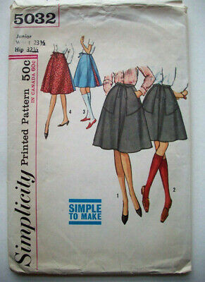 60's 70's reversible wrap around skirt  pattern 5032 size junior waist 23 1/2" | eBay US