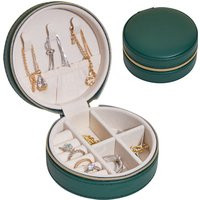 Jewelry Organizer Display Travel Jewelry Case Boxes Portable Locket Necklace Jewelry Box Leather Storage Earring Ring Holder | Miravia ES