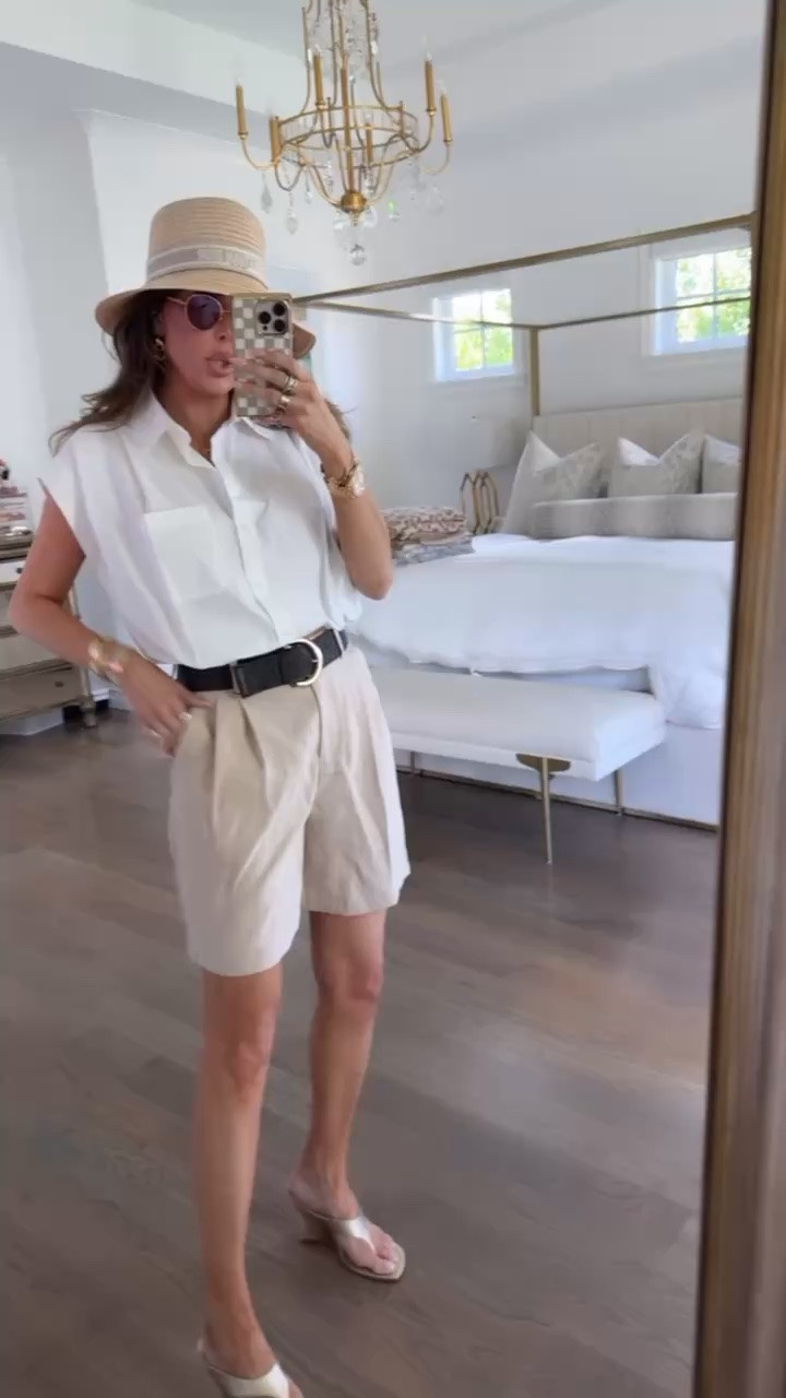 Wearing a small shirt and medium shorts! 

Zara fashion, Zara finds, Bermuda shorts, Dior, Shop Bop, Nordstrom fashion, Sun hat, Emily Gemma

#LTKWorkwear #LTKmomlife #LTKSeasonal