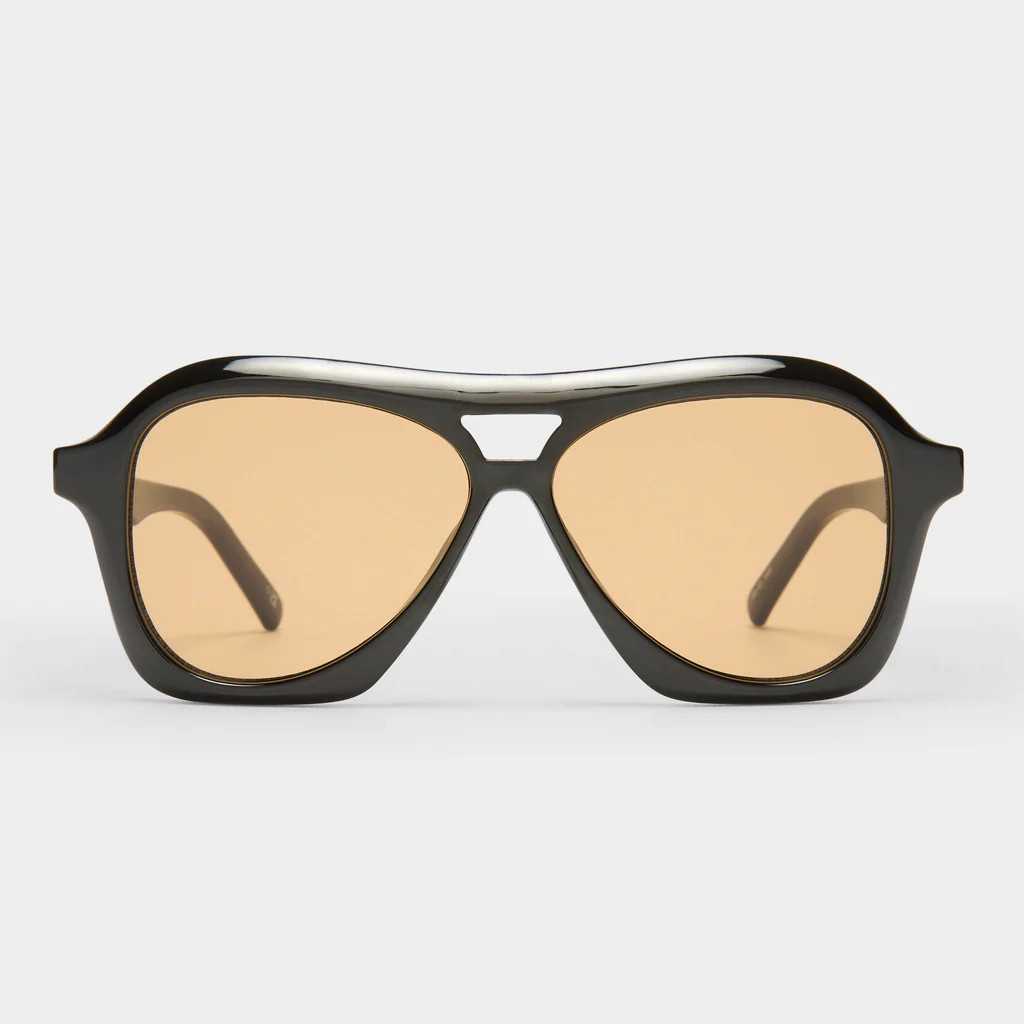 DRIZZLE | BLACK LIGHT BROWN MONO | Le Specs UK