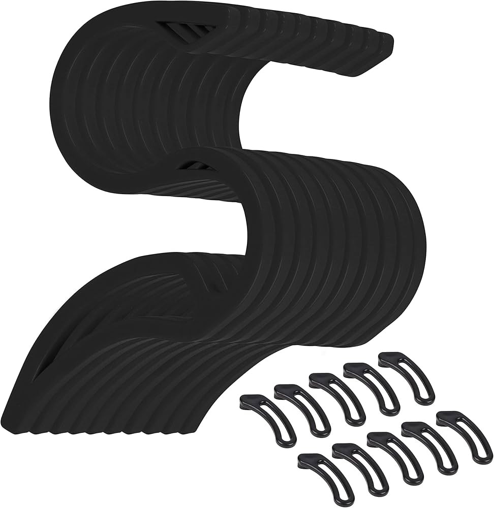 VENALLI Hangers Made for Hoodies | Plastic Clothes Hangers | Coat Hoodie Hanger | Closet Organiza... | Amazon (US)