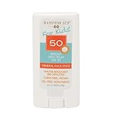 Hampton Sun SPF 50 Mineral Face Stick for Kids.67 oz. - Lightweight + Sheer All Natural Broad Spectr | Amazon (US)
