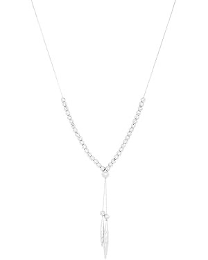 Gorjana Laguna Large Silver Y-Shape Necklace | Amazon (US)
