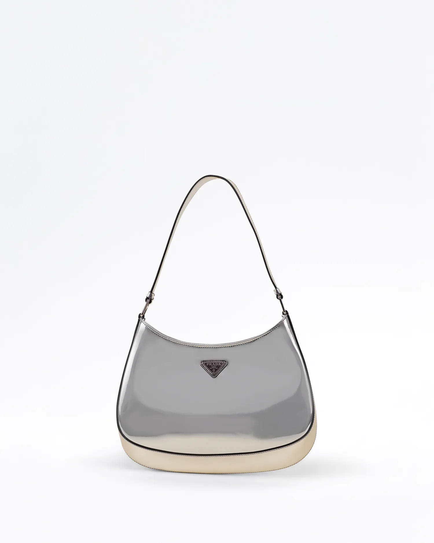 Metallic Brushed Leather Cleo Bag | Vivrelle