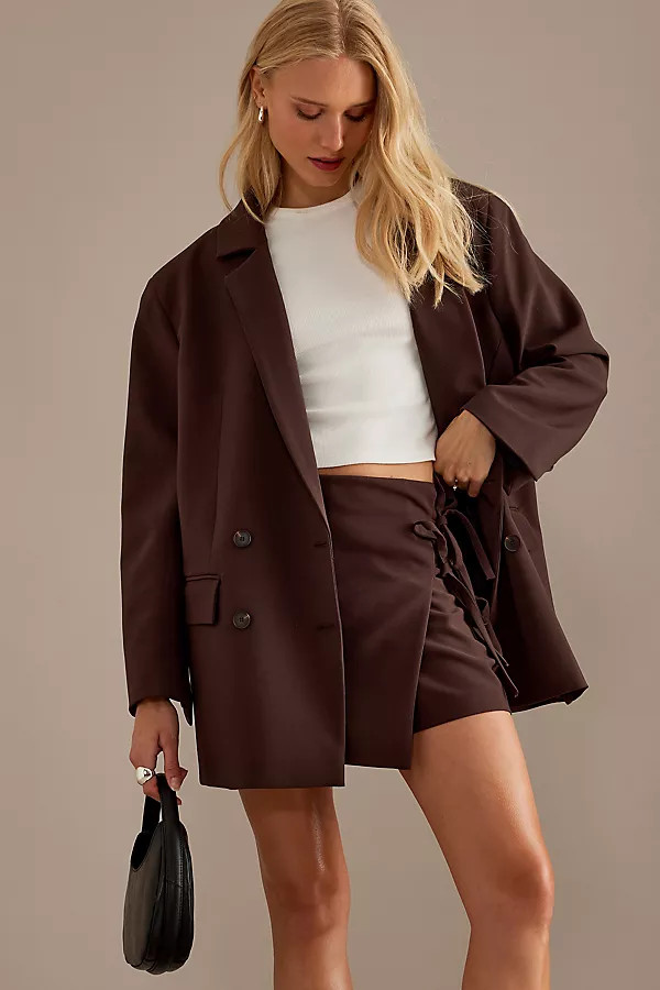 Oversized Double-Breasted Blazer | Anthropologie (UK)