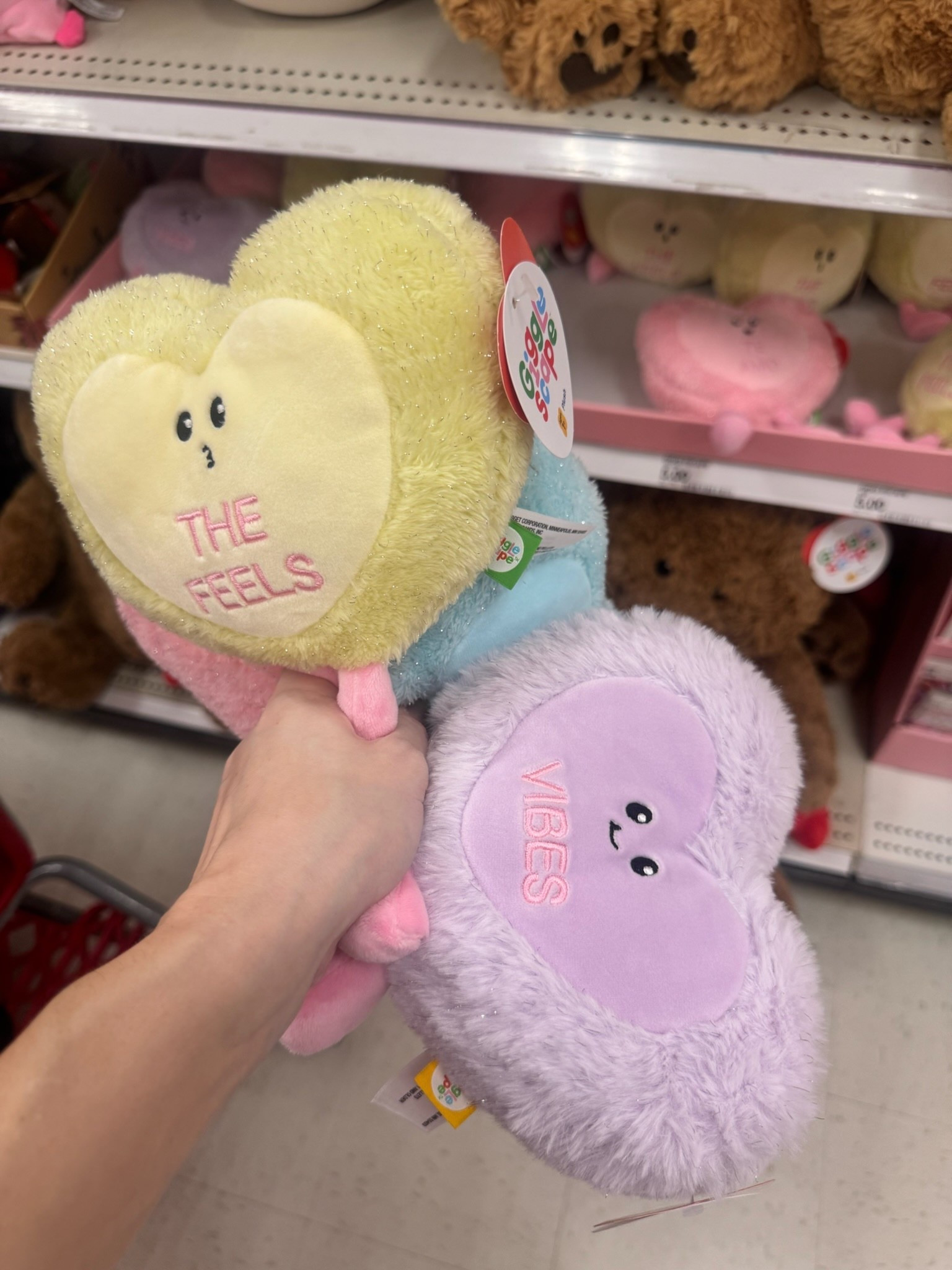 The Giggle Scape sweetheart candy stuffed animals from Target are the perfect little Valentine’s surprise—soft, sweet, and kid-approved!

#LTKBaby #LTKKids #LTKValentine