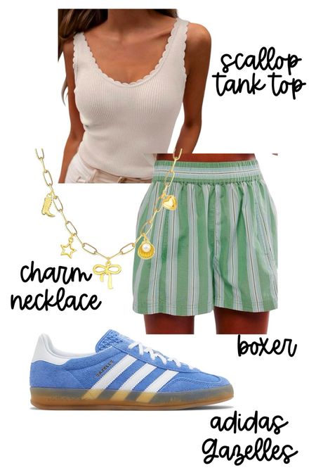 Loving the boxer shorts trend!! Here is a cute outfit for everyday 