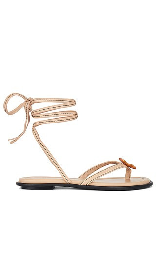 Lace Up Sandal in Nude | Revolve Clothing (Global)