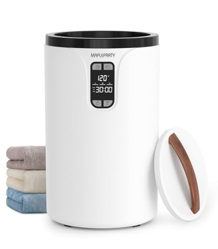 MAPLEPARTY Towel Warmer, 20L Towel Warmers for Bathroom with Timer Function, Temperature Adjustable, LED Display, Auto Shut Off, Even Heated Hot Towel Warmer for Oversized Towels, Bathrobes, Blankets | Amazon (US)