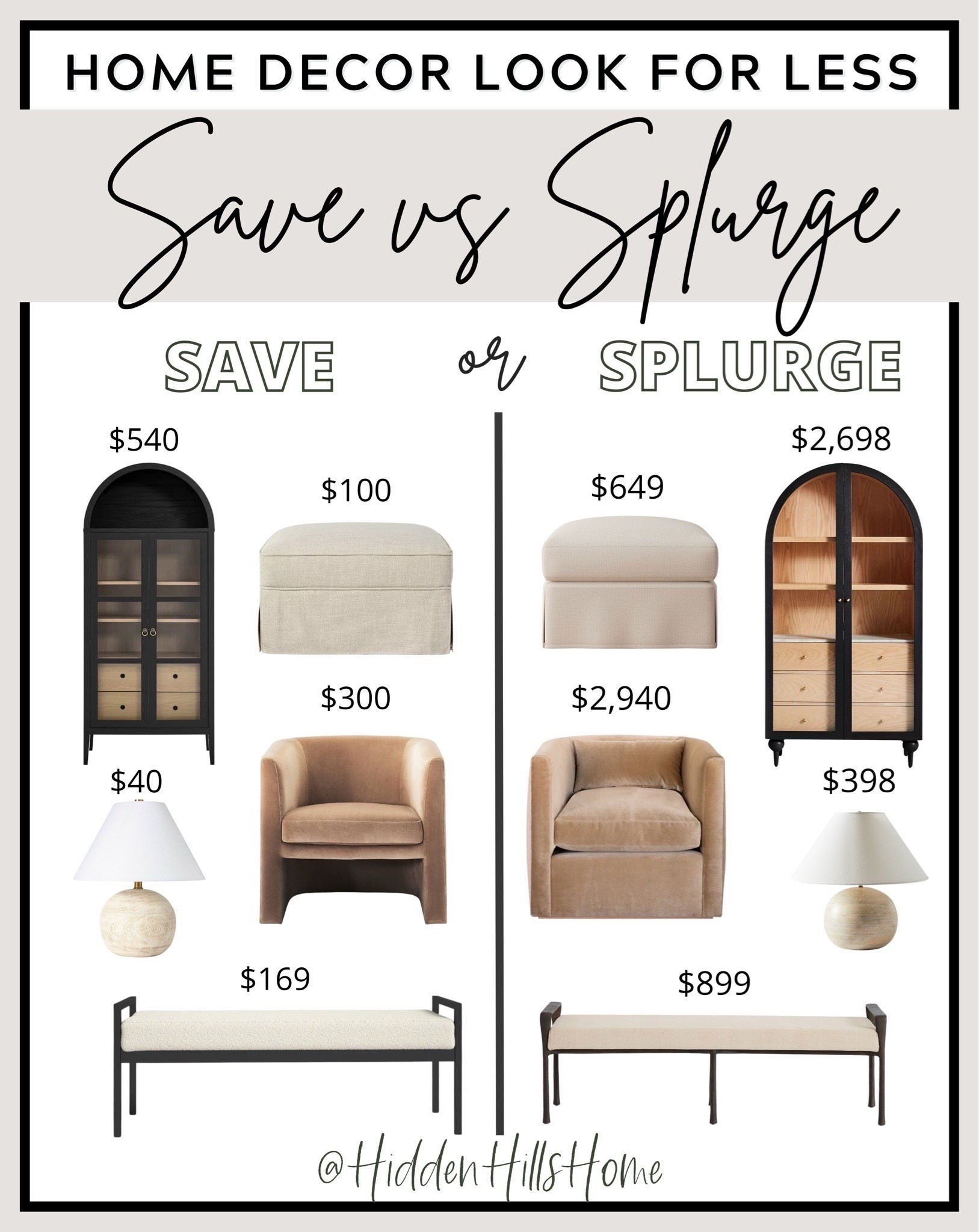 Save or splurge home decor, home decor dupes, affordable home decor, look for less, Anthropologie cabinet dupe, budget friendly home decor, pottery barn dupe, affordable home finds #dupe



#LTKSeasonal #LTKHome #LTKSaleAlert
