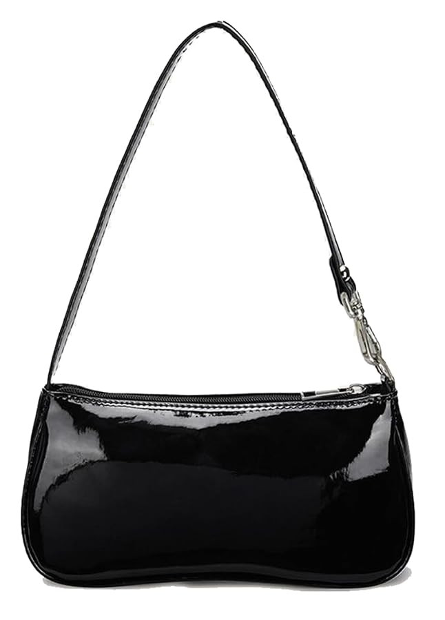Patent Leather Evening Purse Shiny Elegant Clutch Purse Mini Shoulder Bag | Amazon (US)