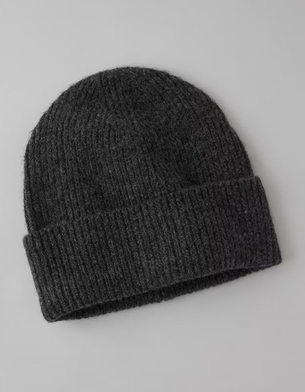 AE Cozy Ribbed Beanie | American Eagle Outfitters (US & CA)