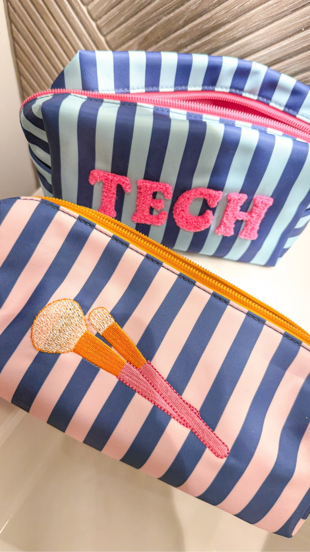 love these striped zip pouches •

#LTKgrwm #LTKTravel
