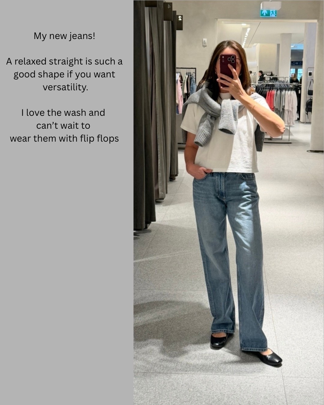 I LOVE these jeans. A relaxed straight style is the most wearable. These come in different washes and are a great fit.
I wear a 36

#LTKspring #LTKuk #LTKstyletip