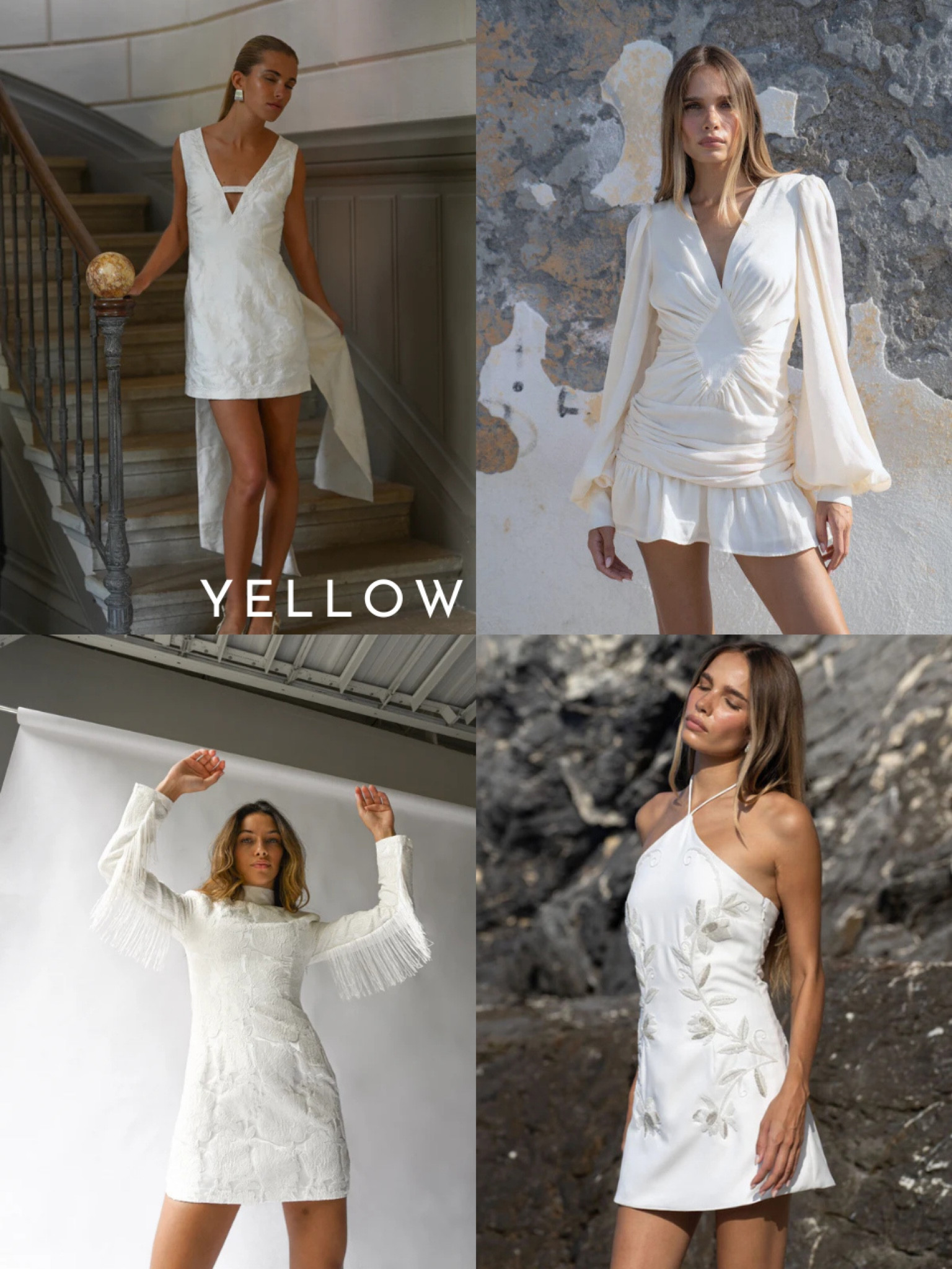 Little white dresses form Yellow 