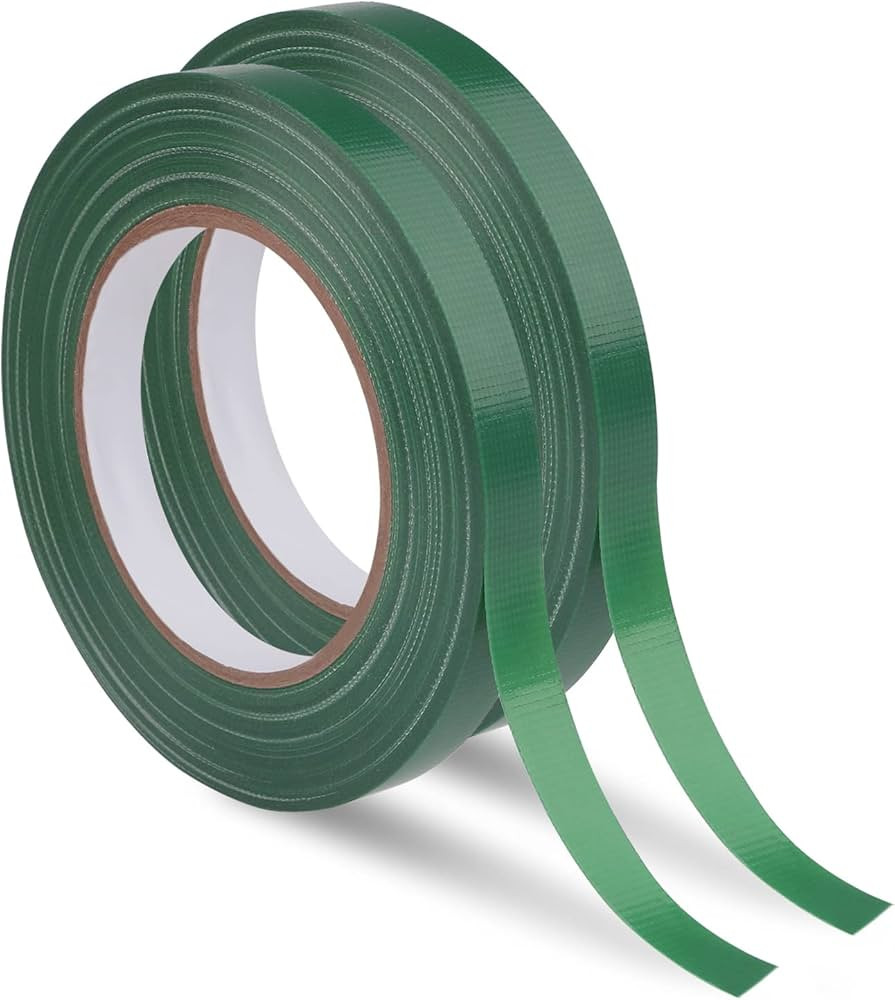 Prudiut 2 Roll Green Floral Tape Waterproof Florist Tape, 1/2" Wide Flower Wrap Tape Floral Tape ... | Amazon (US)