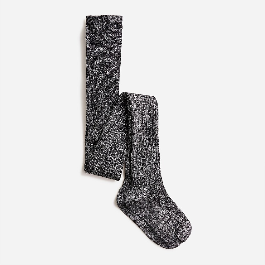 Girls' metallic tights | J. Crew US