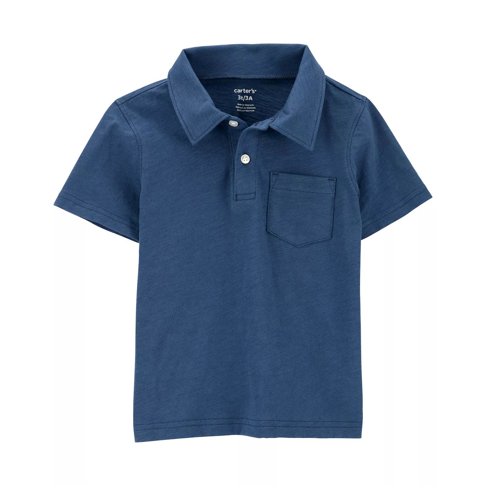 Toddler Boy Carter's Pocket Polo Top, Toddler Boy's, Size: 5T, Blue | Kohl's