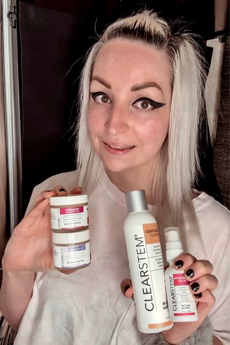 GRWM skincare routine with @clearstemskincare 🩷 #clearstempartner 

This has been my routine the last few months with #clearstem products✨ This cleanser has become my number 1 favorite 💯 

Clearstem product caught my attention because they are:
• non-toxic
• great for hormonal acne 
• great for anti-aging 
• gentle for sensitive skin 

Most products are not BOTH made for acne and not-aging so these are like an all-in-1 must have product🤩🥳

Everything is 20% off for Memorial Day😇🩷✨🇺🇸 
Use code: KRISTINFROMSEATTLE 

#clearstemskincare #hormonalacnesolution #nontoxicskincareproducts

#LTKBeauty