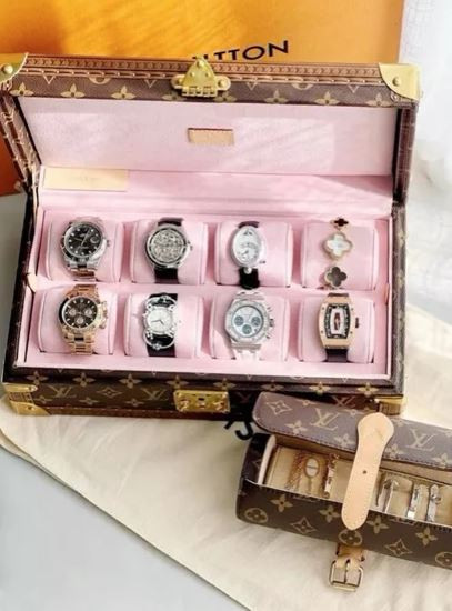 DH GATE FIND LOUIS VUITTON TRUNKS AND WATCH HOLDER  

 #LTKFestival #LTKWatchNow #LTKSeasonal