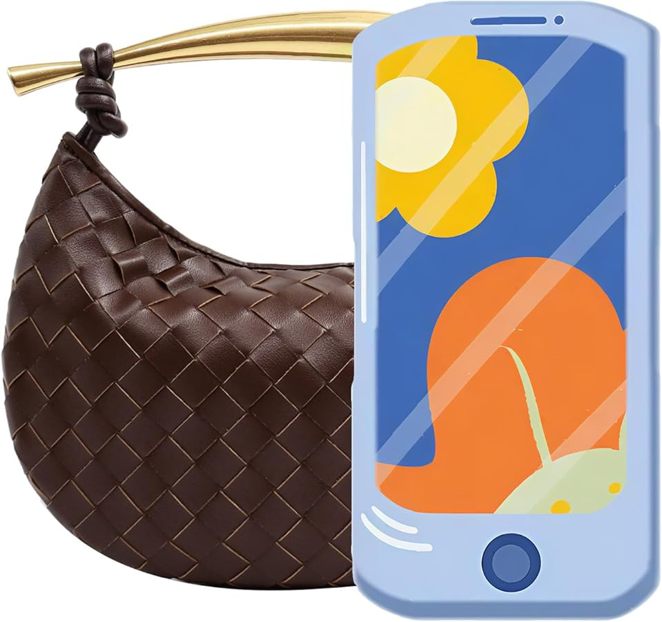 Woven Leather Dumpling Bag Dinner Handbag For Women Purse Hobo Bag Crossbody Shoulder Clutch Even... | Amazon (US)